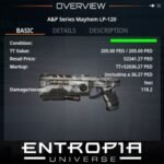 ขาย A&P Series Mayhem LP-120 ในเกม Entropia Universe