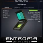 ขาย Finder F-106 ในเกม Entropia Universe