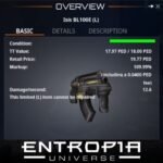 ขาย Isis BL100E (L) ในเกม Entropia Universe