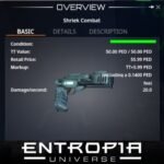 ขาย Shriek Combat ในเกม Entropia Universe