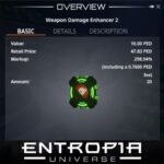 ขาย Weapon Damage Enhancer 2 ในเกม Entropia Universe