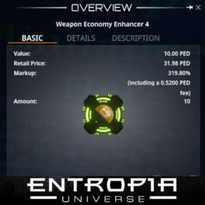 ขาย Weapon Economy Enhancer 4 ในเกม Entropia Universe