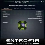 ขาย Weapon Skill Modification Enhancer 4 ในเกม Entropia Universe