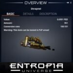 ขายกะสุน Shrapnel ในเกม Entropia Universe