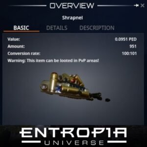 ขายกะสุน Shrapnel ในเกม Entropia Universe