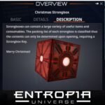 ขายกล่อง Christmas Strongbox ในเกม Entropia Universe