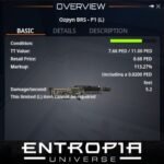 ขาย Ozpyn BRS - P1 (L) ในเกม Entropia Universe