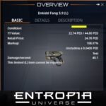 ขาย Enkidd Fang S.9 (L)ในเกม Entropia Universe