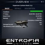 ขาย Imperium Carbine Rank 3 (L) ในเกม Entropia Universe