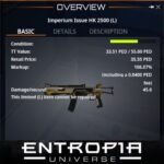ขาย Imperium Issue HK 2500 (L) ในเกม Entropia Universe