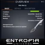 ขาย Kilic Rex (L) ในเกม Entropia Universe