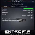 ขาย MarCorp Kallous-5 (L) ในเกม Entropia Universe
