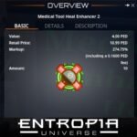 ขาย Medical Tool Heal Enhancer 2 ในเกม Entropia Universe