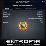 ขาย Medical Tool Heal Enhancer 3 ในเกม Entropia Universe