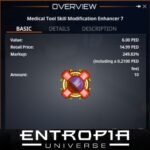 ขาย Medical Tool Skill Modification Enhancer 7 ในเกม Entropia Universe