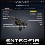 ขาย Ozpyn LPX - P1 (L) ในเกม Entropia Universe