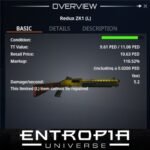 ขาย Redux ZK1 (L) ในเกม Entropia Universe