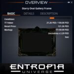 ขาย Starry Oval Gallery Frame ในเกม Entropia Universe