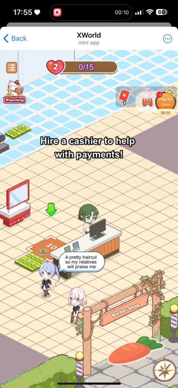 เกมส์ Barber shop ล่าแอร์ดรอปประจำวัน - Image 5