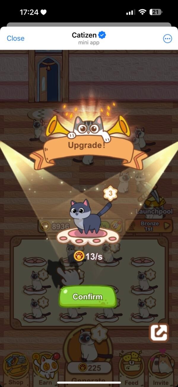 เกมส์ Catizen ล่าแอร์ดรอปประจำวัน - Image 2